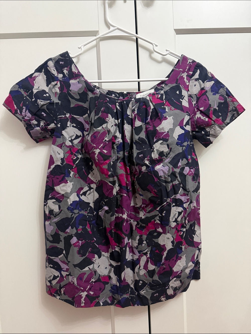 Thakoon Target Purple Floral print blouse Top